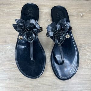 Tory Burch Flower Jelly Flip Flop Sandals